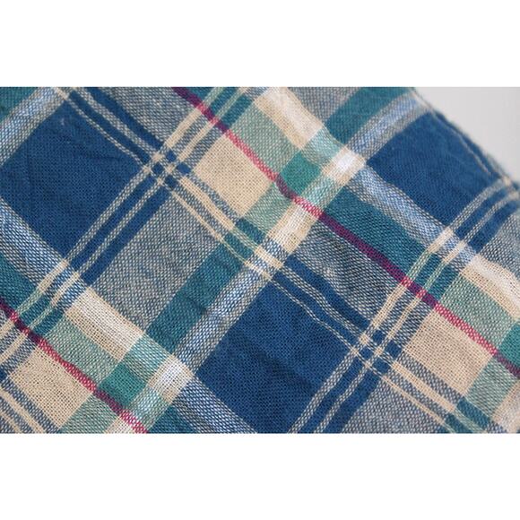 Dream out Loud by Selena Gomez Y2K Plaid Peasant Top - Picture 7 of 8